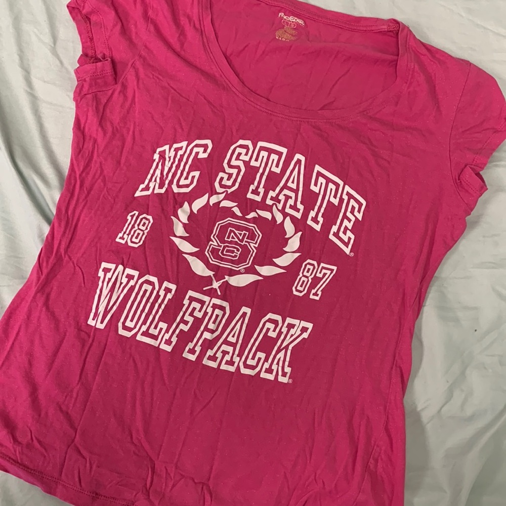 NC State Pink Tee